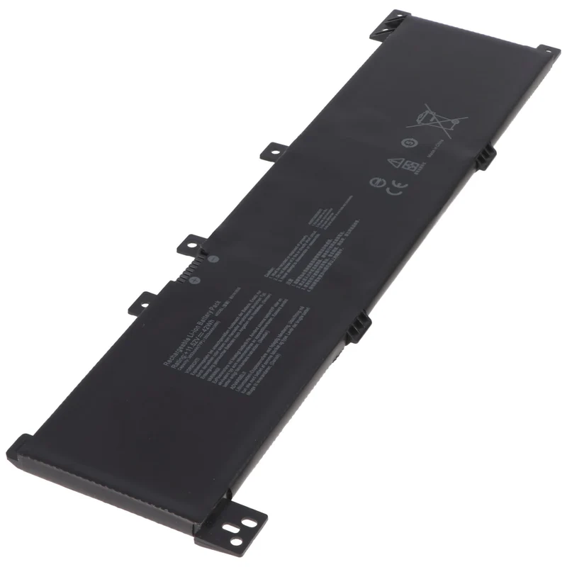 AccuCell Akku passend für ASUS VivoBook F705QA , B31N1635, Li-Polymer, 11,52V, 3645mAh, 42,0Wh, built-in, ohne Werkzeug