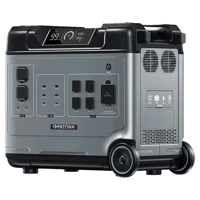 Patona Platinum Powerstation Autarc 5000 – 5120 Wh, 2200W, 230V