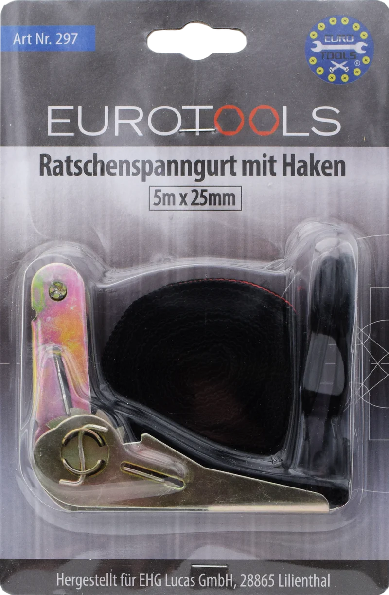 Ratschen-Spanngurt mit Haken