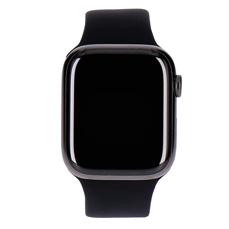 Apple Watch Series 7 45mm GPS + 4G Graphit Edelstahlgehäuse mit Sportarmband Mitternacht