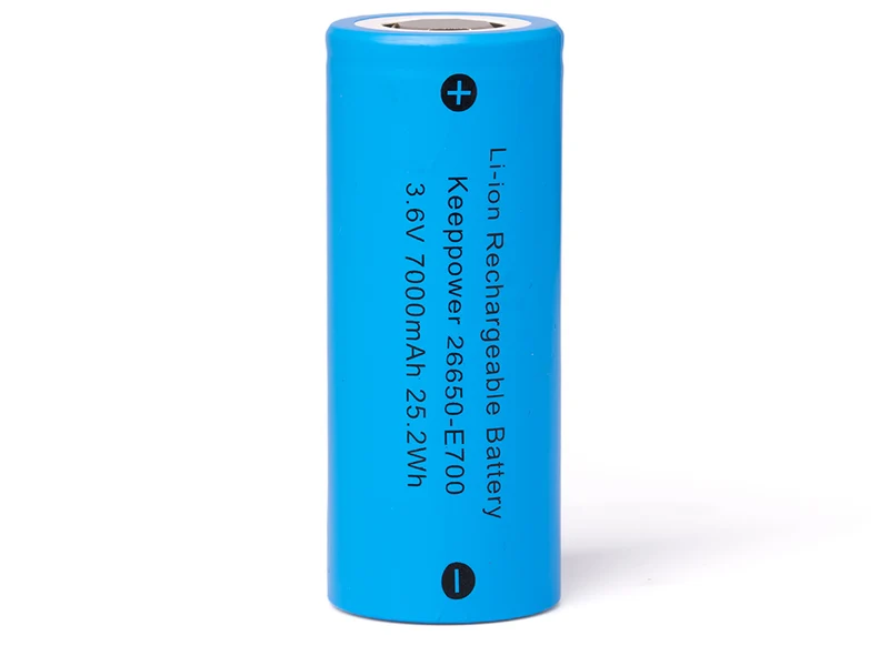 Restposten Keeppower 26650-T700 Li-Ion Akku 3,6V - 3,7V 7000mAh¹ Tieftemperatur-Zelle³