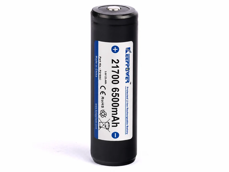 Keeppower P2165C 21700 Akku 6500mAh 3,6V - 3,7V PCB geschützt – 13A