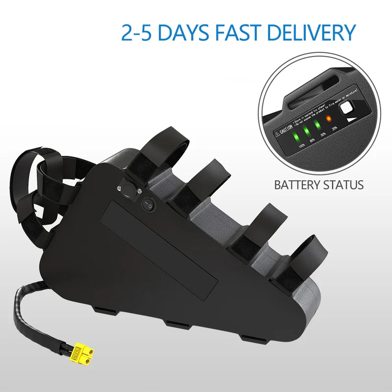 EU Lagerhaus 48V 20AH U004 Ebike Motor Lithium-ionen Batterie Elektrische Fahrrad 50A BMS wasserdichte Dreieck mit Ladegerät Im Freien