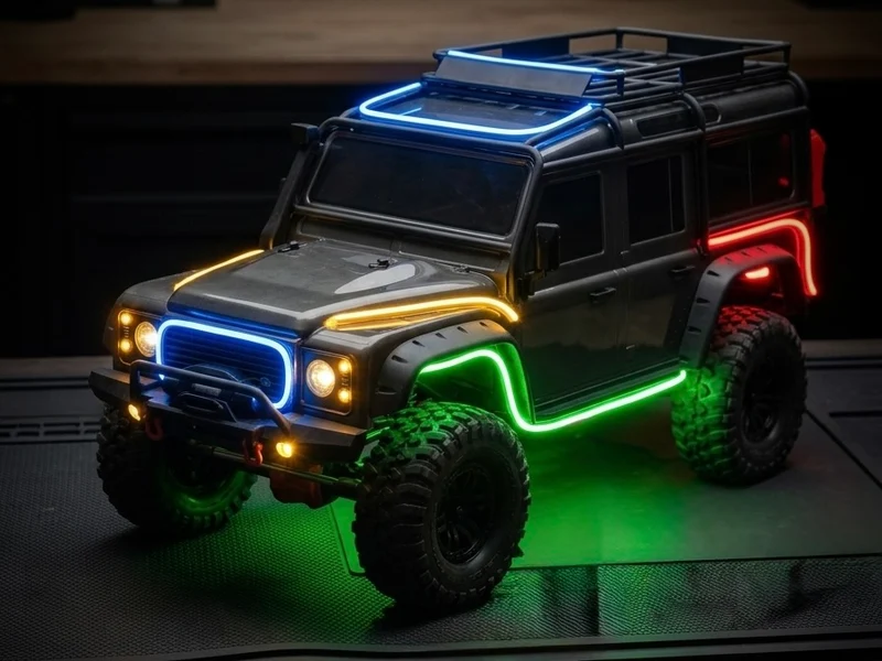 Absima LED Neon-Kabel - GRÜN