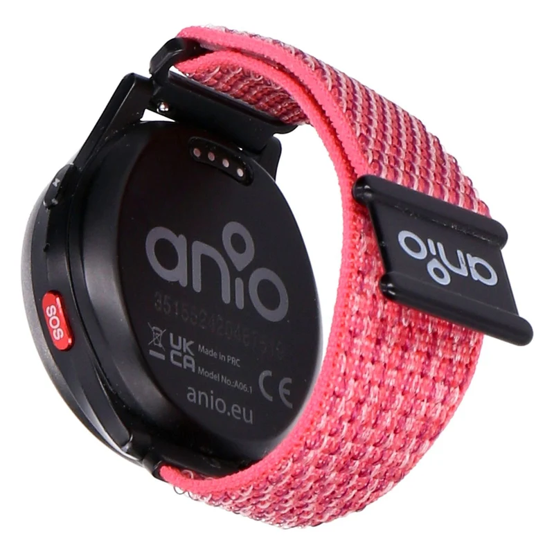 ANIO 6 Smartwatch für Kinder Hibiscus mit GPS & Anruffunktion Ortungsfunktion SOS Knopf