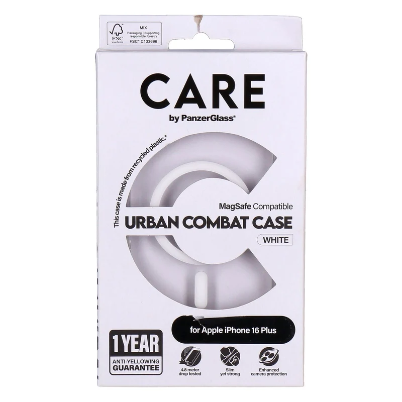 Care by PanzerGlass Case iPhone 16 Plus clear transparent