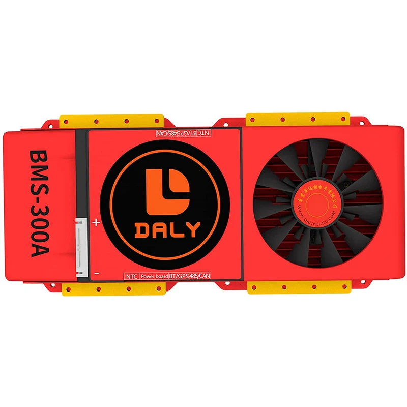 Daly smart bms Lifepo 12S 36V 300A FAN bluetooth BMS board 52 130 257