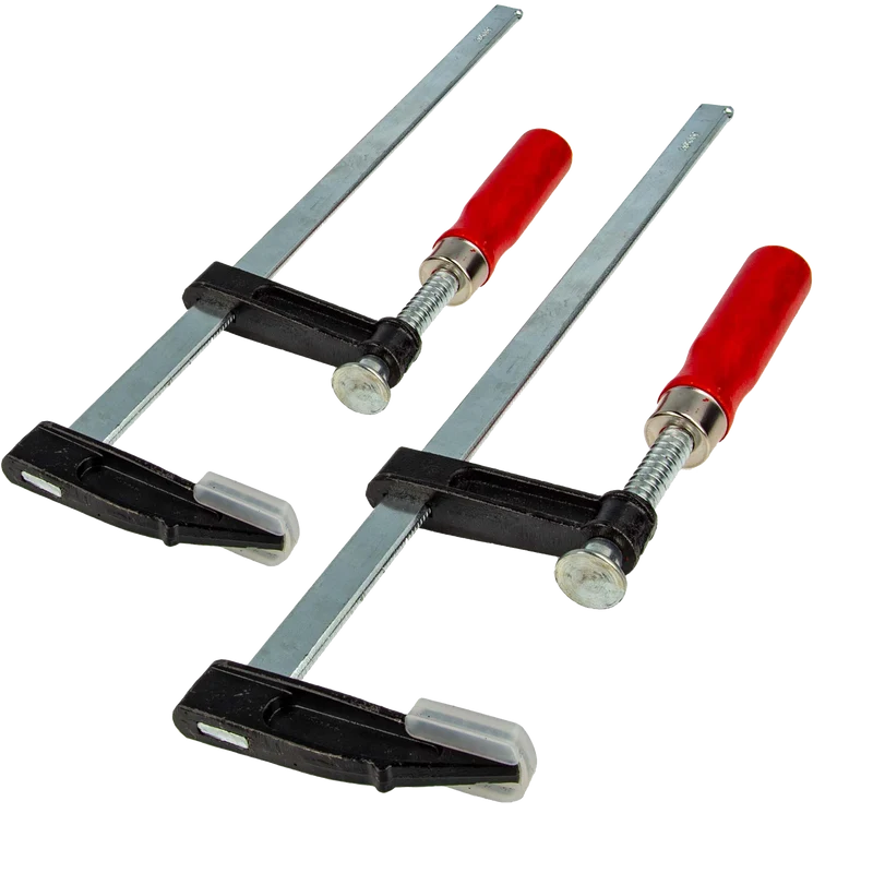 Schraubzwingensatz - 2er Set - Holzgriffe