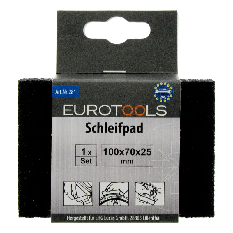 Schleifpad - 125 x 100 x 12 mm