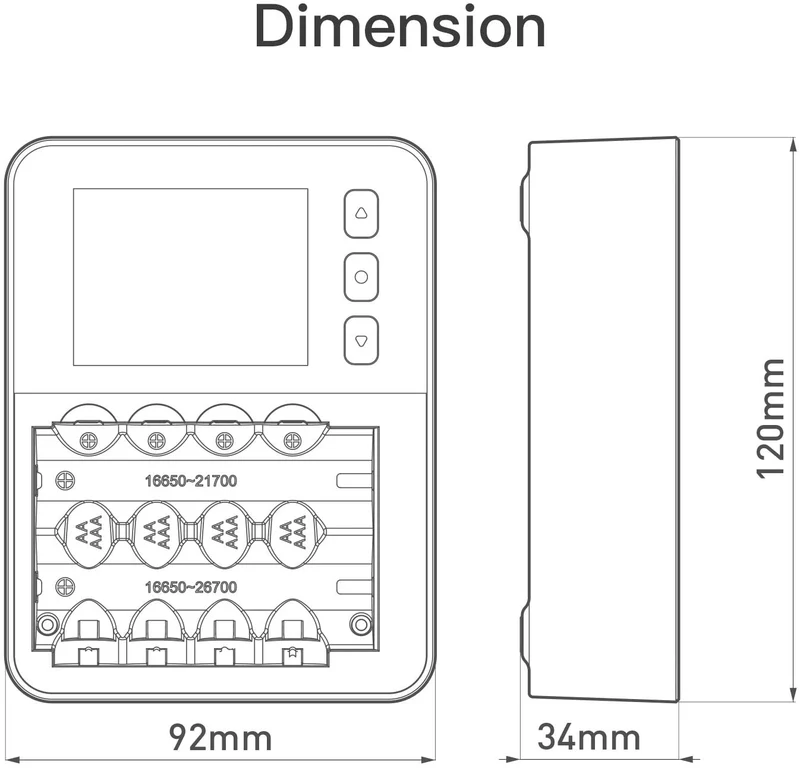 ISDT C4 EVO Batterieladegerät Akku Schnellladen TYPE-C QC 3.0 LiHv- und LiFePO4 18650 18700 26650 wiederaufladbare Batterien