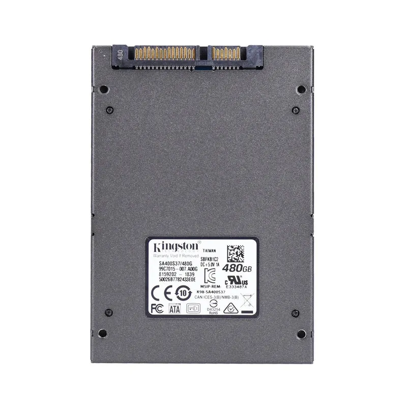 Kingston A400 480 GB 2.5" interne SSD-Festplatte Serial ATA III TLC