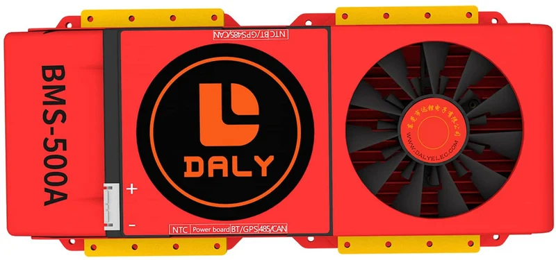 Daly smart bms Li-ion 7S 24V 500A with Fan bluetooth 52130257