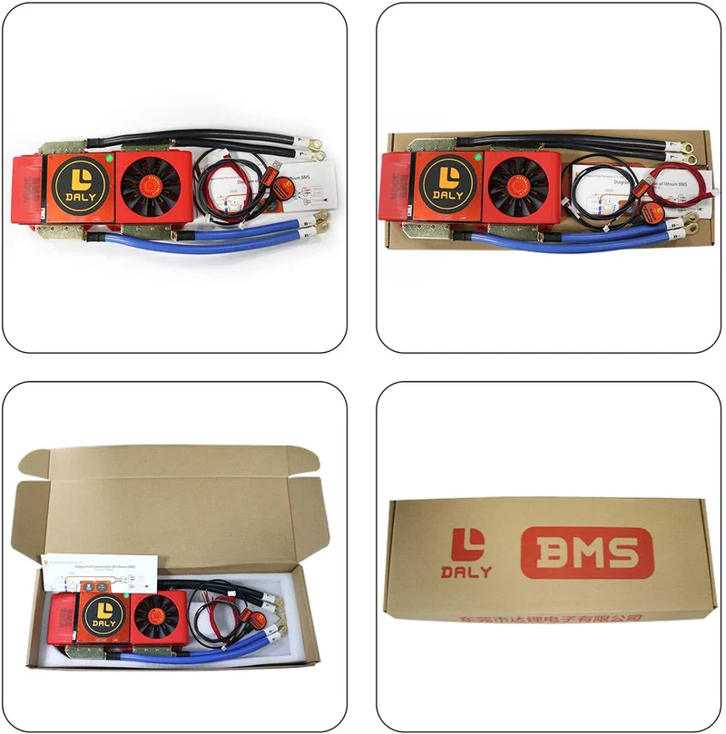 Daly smart bms Li-ion 7S 24V 500A with Fan bluetooth 52130257