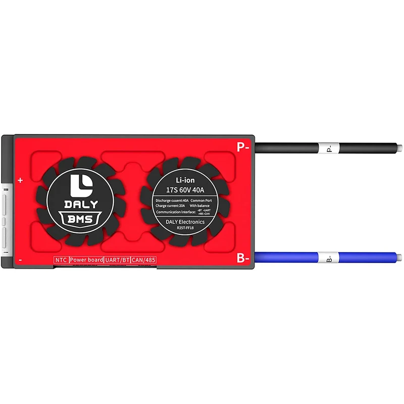 Daly smart bms Li-ion 17S 60V 40A bluetooth BMS board18 66 128