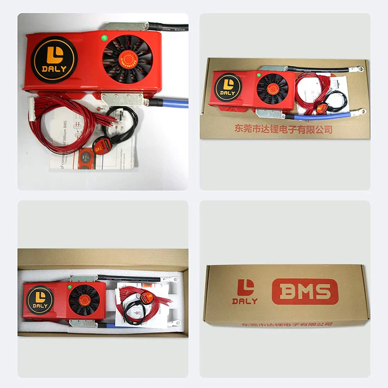Daly smart bms Li-ion 14S 48V 200A FAN bluetooth BMS board 52 130 235