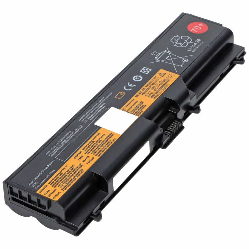 AccuCell Akku für Lenovo ThinkPad T430, T530, L430, L530, Typ 45N1105, 10,8V, 5200mAh