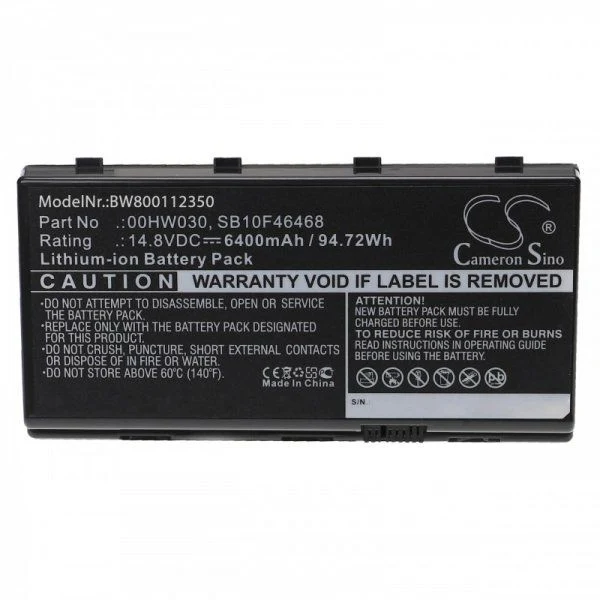AccuCell Akku passend für IBM Lenovo Thinkpad P70 u.a. 6400mAh 14,8V Li-ion