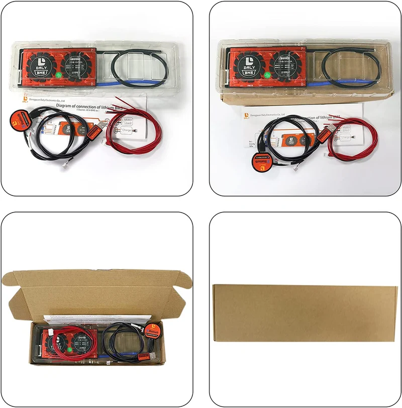 Daly smart bms Li-ion 14S 48V 30A bluetooth BMS board13 66 128