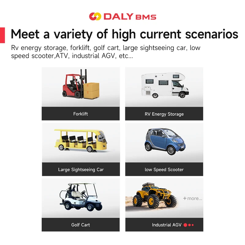 Daly smart bms Lifepo 4S 12V 250A FAN bluetooth BMS board 52 130 257