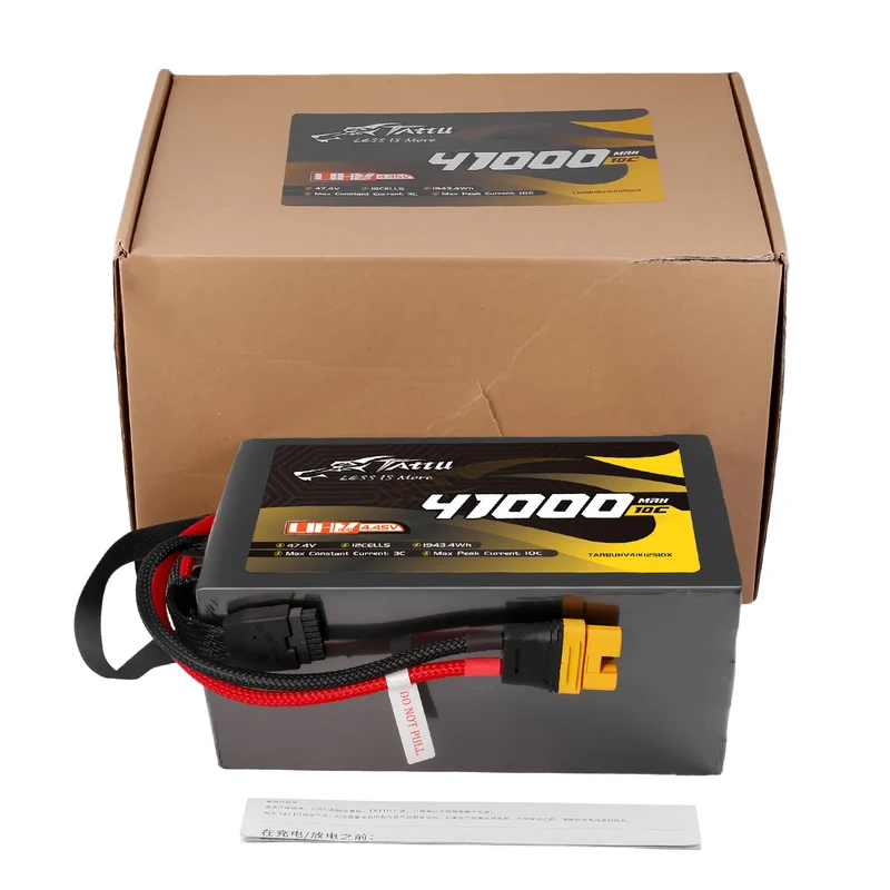 Tattu 41000mAh 12S 10C UHV 47,4V LiPo-Akku mit AS150U-F-Stecker