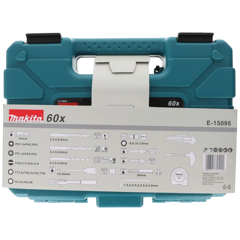 Makita E-16988 - Bohrer-Bit-Set 75-tlg., auch ideal als Geschenk für Heimwerker