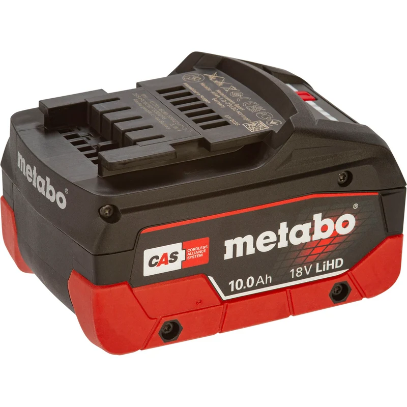 Metabo 18 V 10,0 Ah LiHD Akku-Pack – Hochleistungsakku für maximale Ausdauer