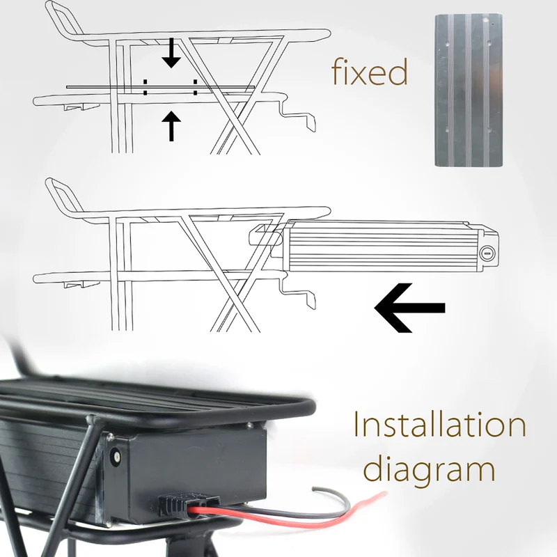 EU Lagerhaus 36V 20Ah Batterie lithium-ionen Ebike mit 20A BMS für Im Freien T032-2