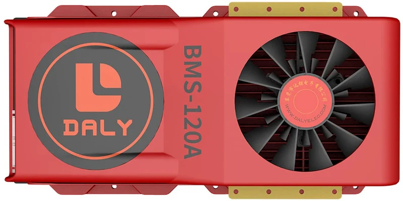 Daly smart bms Li-ion 13S 48V 120A with Fan bluetooth 50 120 209
