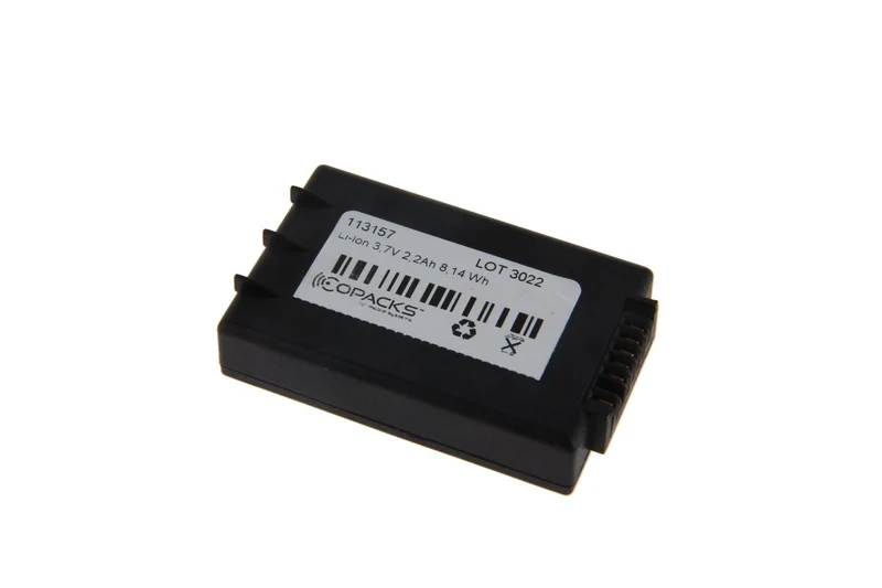 CoPacks Li-Ion Akku passend für Dolphin 6100 6110 6500 Typ BP06-00028A - 3,7 V 2,200mAh 61,3x37,6x14,4 mm