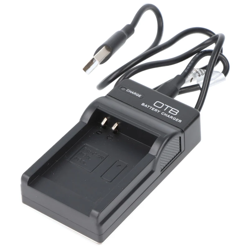 AccuCell USB Ladegerät kompatibel für Canon NB-4L Akku, Canon NB-5L Akku