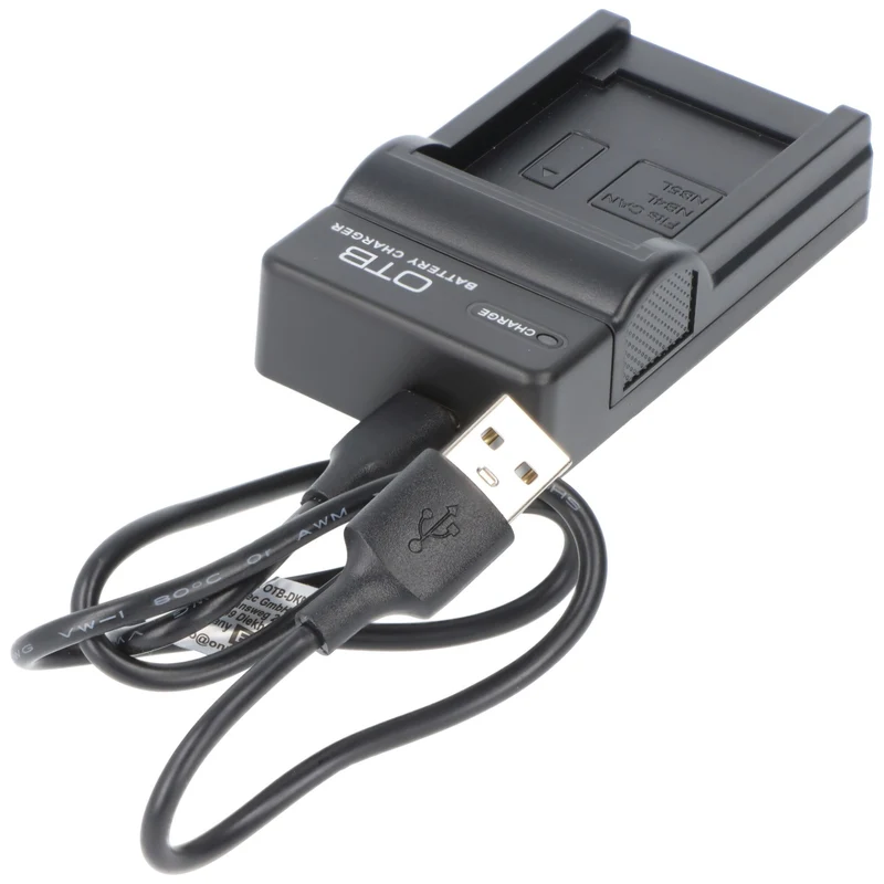 AccuCell USB Ladegerät kompatibel für Canon NB-4L Akku, Canon NB-5L Akku