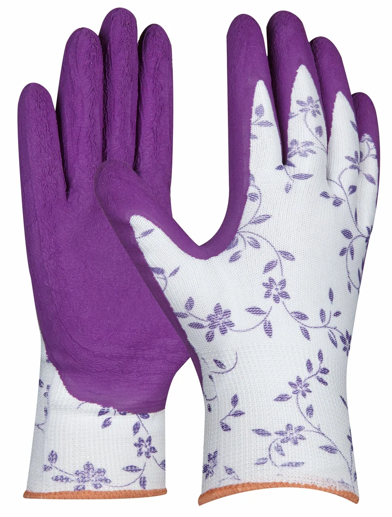 Handschuh "Flower" lila