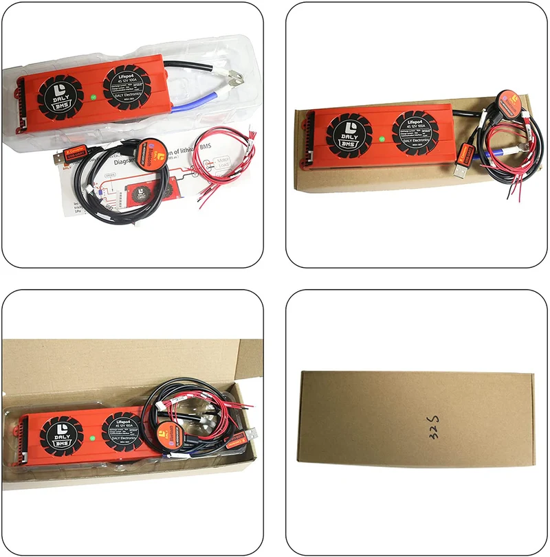 Daly smart bms Li-ion 13S 48V 100A with Fan bluetooth 33 65 184