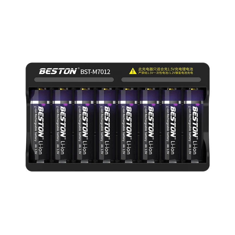 hochwertige 8 Steckplätze 1,5 LI-Ionen Lithium-Batterie Smart Charger Schnell ladegerät BESTON
