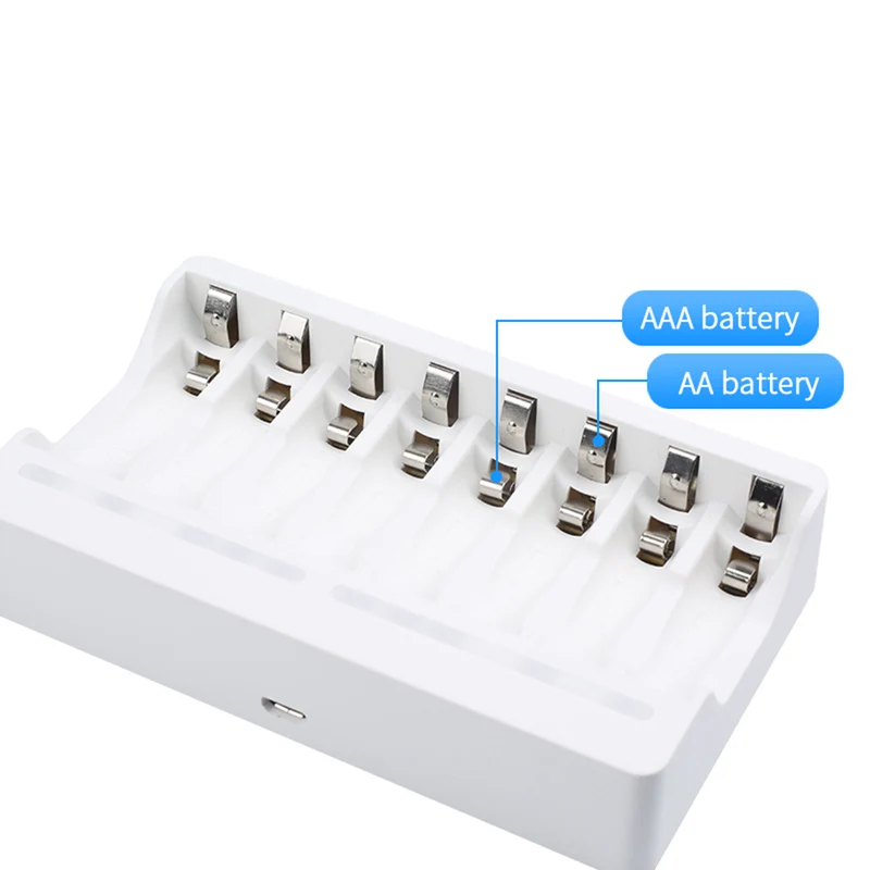 8 Kanal Smart Fast AA AAA Wiederauf lad bares Ladegerät USB-Ladegerät Beston C9010