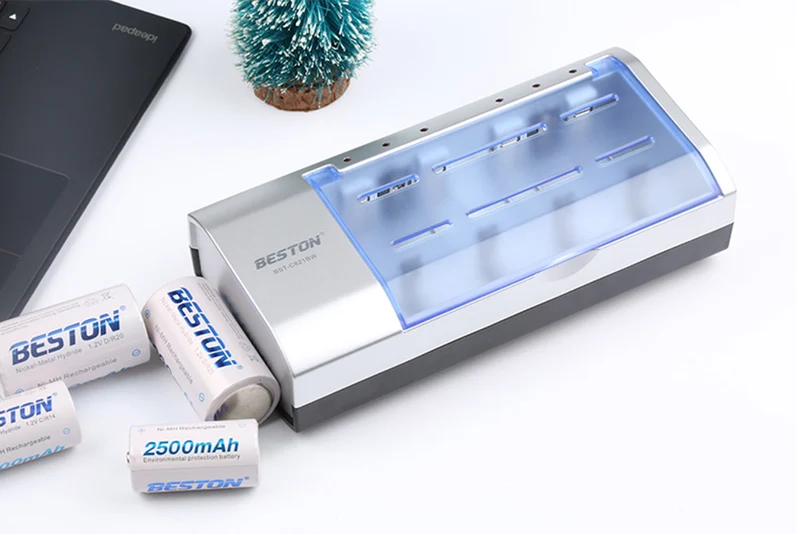D C AA AAA 9V Beston multi-funktion C821BW universal Smart akku Ladegerät