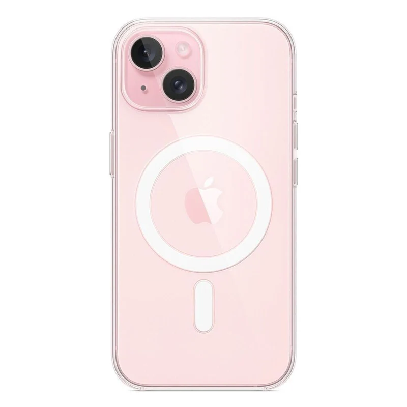 Apple Clear Case mit MagSafe passend für iPhone 15