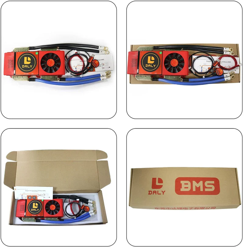 Daly smart bms Li-ion 7S 24V 300A with Fan bluetooth 52130257
