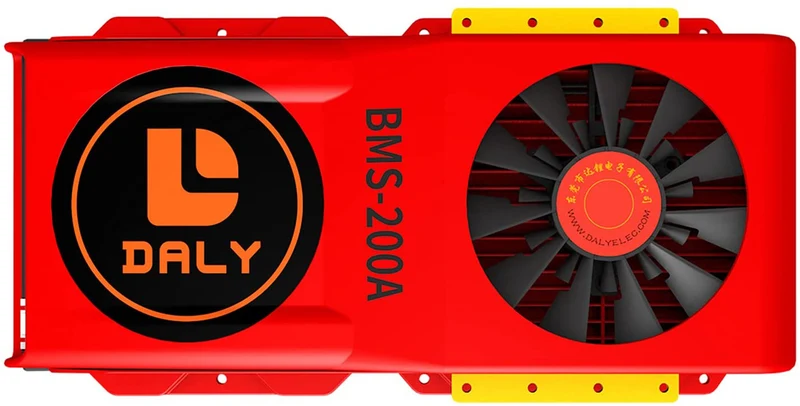 Daly smart bms Li-ion 7S 24V 200A with Fan bluetooth 52130235