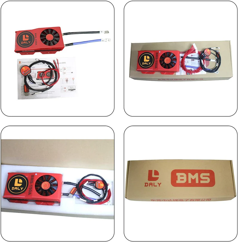 Daly smart bms Li-ion 7S 24V 150A with Fan bluetooth 50120209