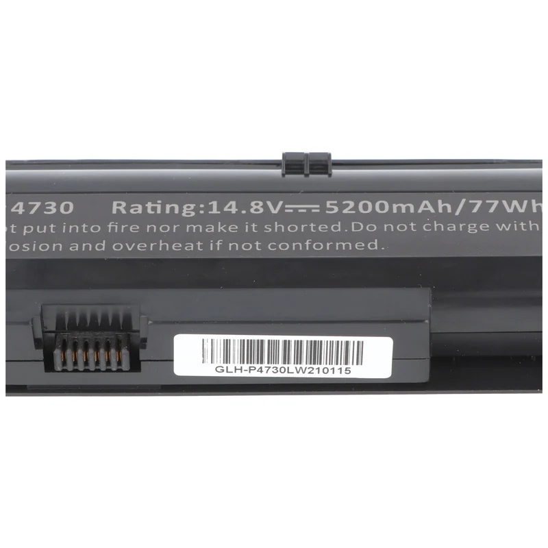 AccuCell Akku passend für HP ProBook 4730s, 4740s, Li-Ion, 14,4V, 5200mAh, 74,9Wh, black