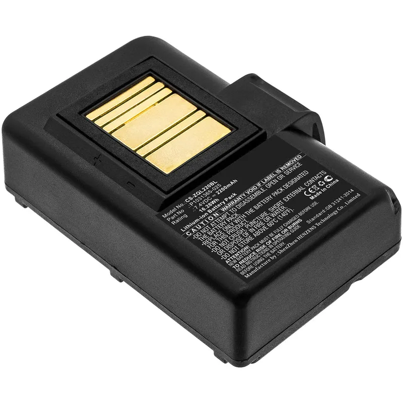 7.4V 2200mAh Tragbarer Drucker akku für QLN220 QLn220HC QLN320 QLn320HC ZQ500 ZQ510 ZQ520 ZQ610 ZQ610HC ZQ620 ZQ620HC ZR628 ZR638 Li-ion