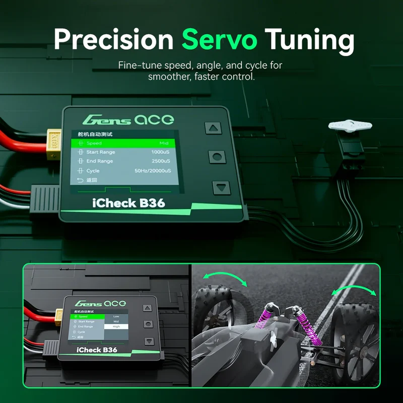 Gens ace iCheck B36 | Intelligenter RC-Batterieprüfer