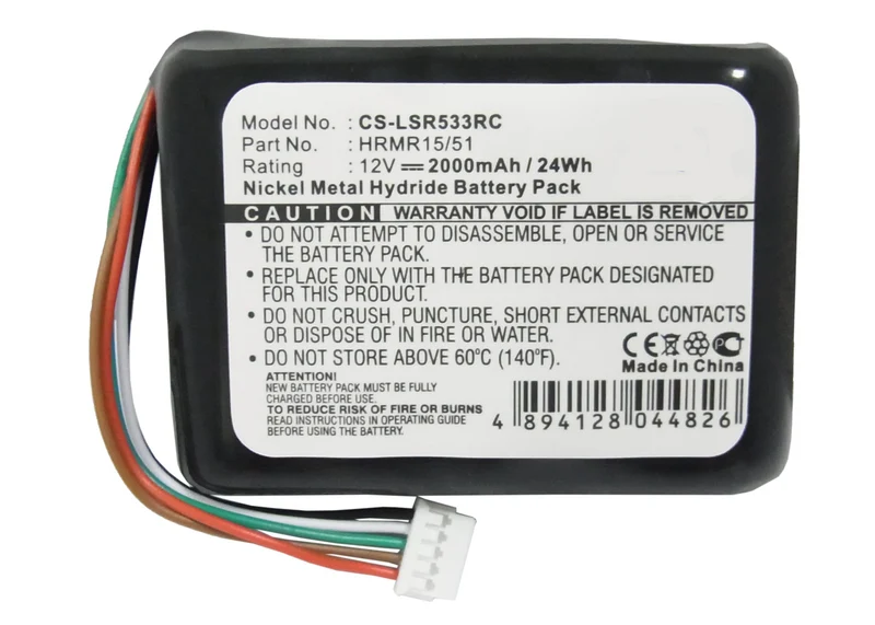 12.0V 2000mAh Fernbedienung akku für Squeezebox Radio XR0001 X-R0001 Ni-MH