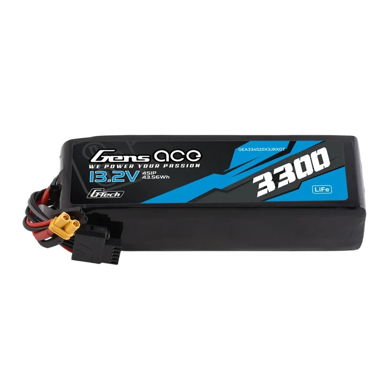 Gens Ace Mini G-Tech 3300mAh 13,2V 4S 20C Li-Fe-Akku mit XT30 für Empfänger