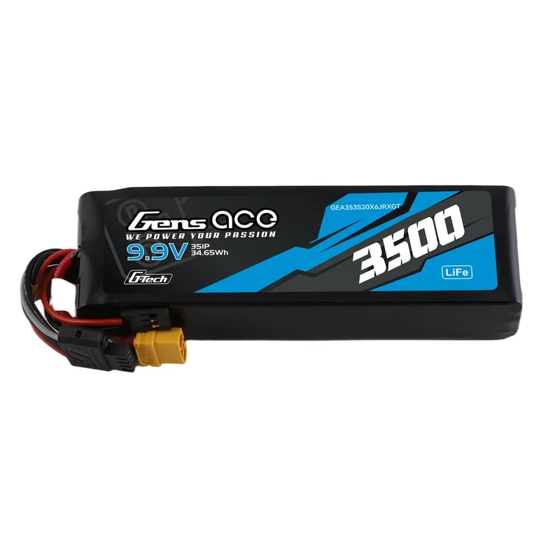 Gens Ace Mini G-Tech 3500mAh 9,9V 3S1P 20C Li-Fe Akku für Empfänger