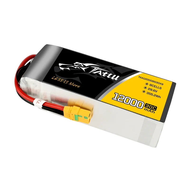 Tattu 12000mAh 29,6V 8S1P 30C 355,2Wh LiPo-Akku mit XT90-S