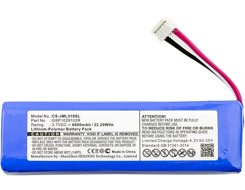 3.7V 6000mAh Lautsprecher akku für Charge 2 Charge 2 Plus Charge 2+ Charge 3 2015 Charge 3 2015 Version Li-Polymer