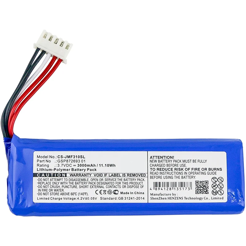 3.7V 3000mAh Lautsprecher akku für Flip 4 Flip 4 Special Edition Li-Polymer