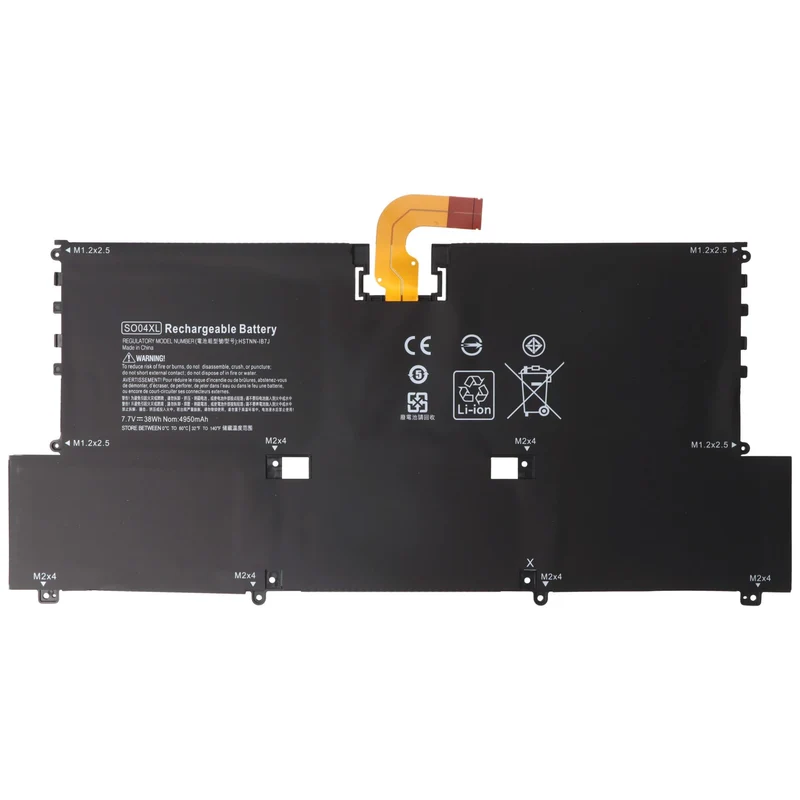 AccuCell Akku passend für HP Spectre 13-V133ng, Li-Polymer, 7,7V, 4935mAh, 38Wh, built-in, ohne Werkzeug
